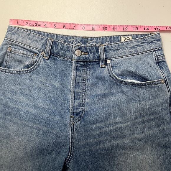 Free People We The Free Extra Wide Leg High Slouchy Jeans Boho Light Wash Sz 29 - Picture 5 of 11